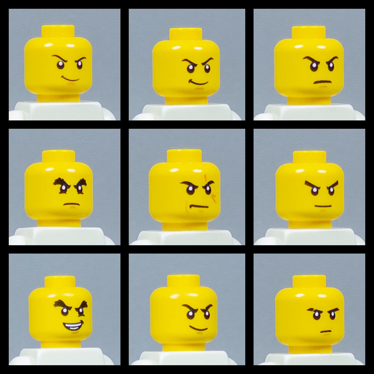 JONAK Toys UV Printed Heads- OG Ninjago [x20 Heads Per Batch]