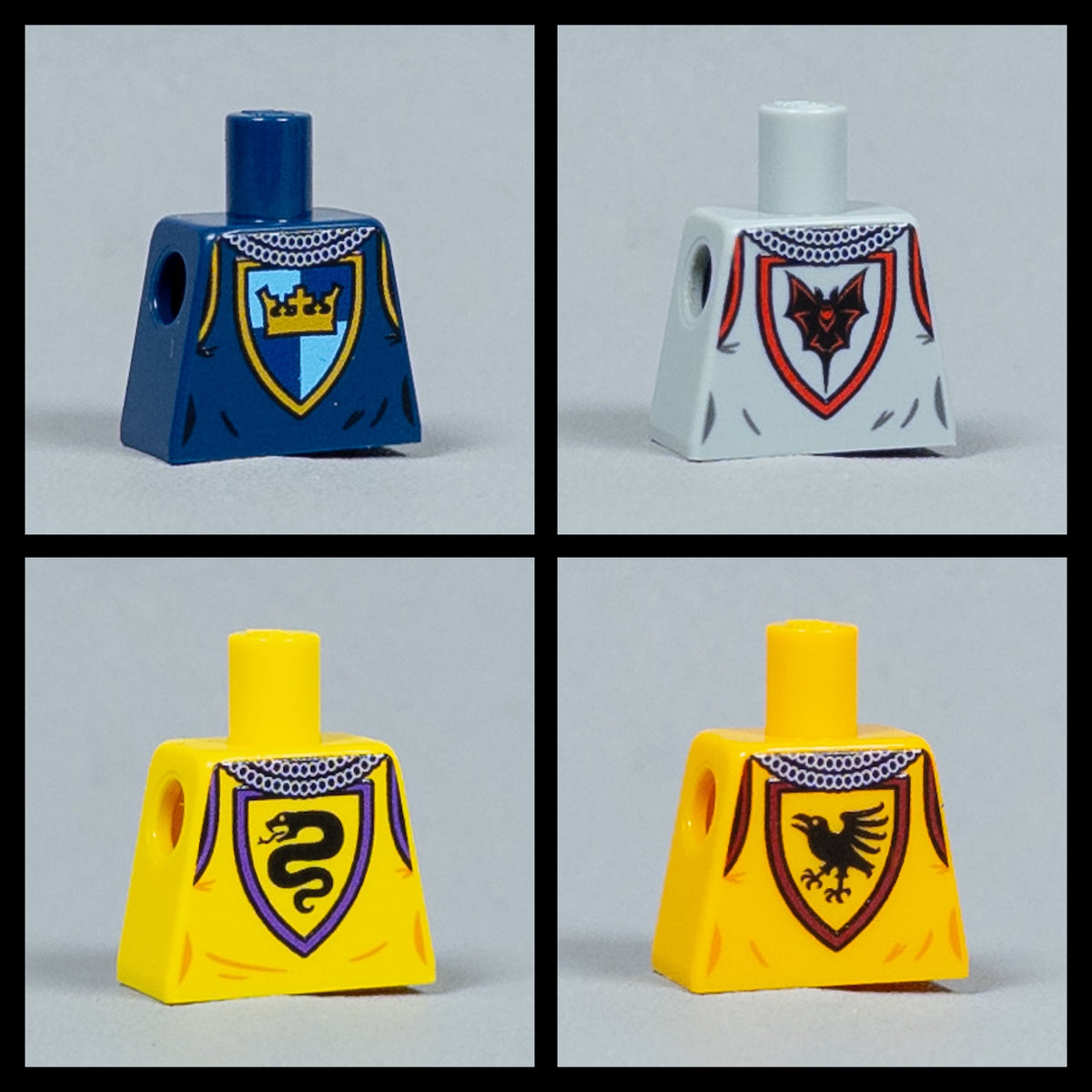 JONAK Toys UV Printed Torsos- Faction Knights [x20 Torsos Per Batch]