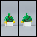 JONAK Toys UV Printed Torsos- Forestman w/ Quiver [x20 Torsos Per Batch]