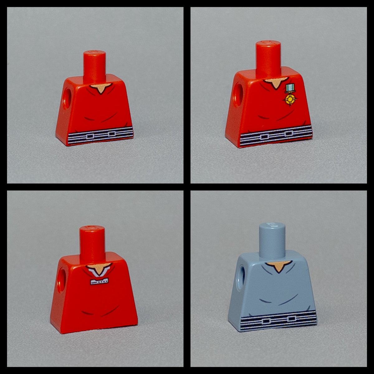 JONAK Toys UV Printed Torso- Clone Trooper Fatigues / Cadets [x20 Torsos Per Batch]