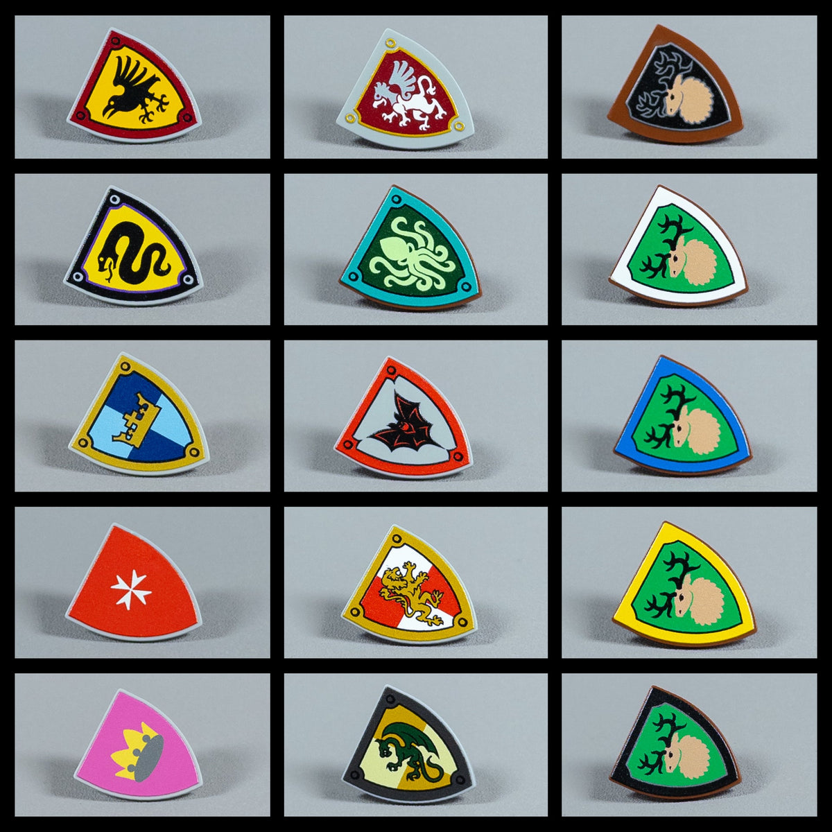 JONAK Toys UV Printed Shields- Triangular [x20 Per Batch]