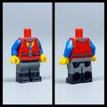 JONAK Toys UV Printed Body- Black Knights Soldier [x20 Bodies Per Batch]