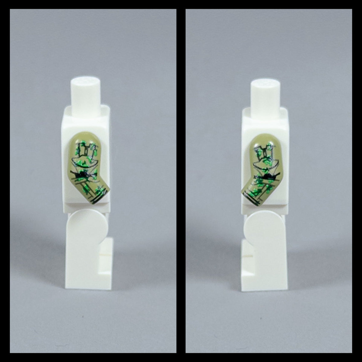 JONAK Toys UV Printed Arms- Clone Commando Jungle Striker (BF2) [x20 Arm Pairs Per Batch)