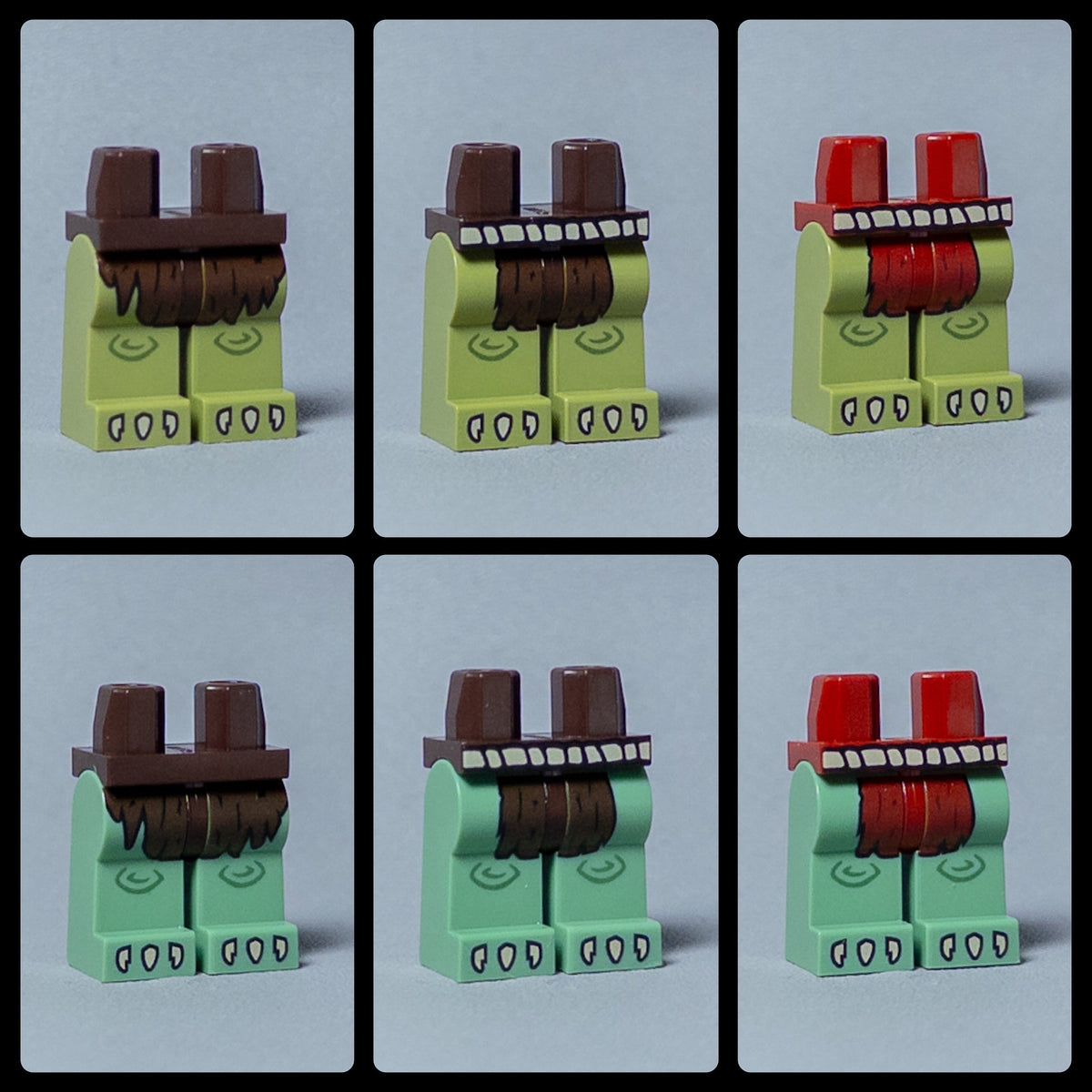 JONAK Toys UV Printed Legs- Orc Warriors [x20 Legs Per Batch]