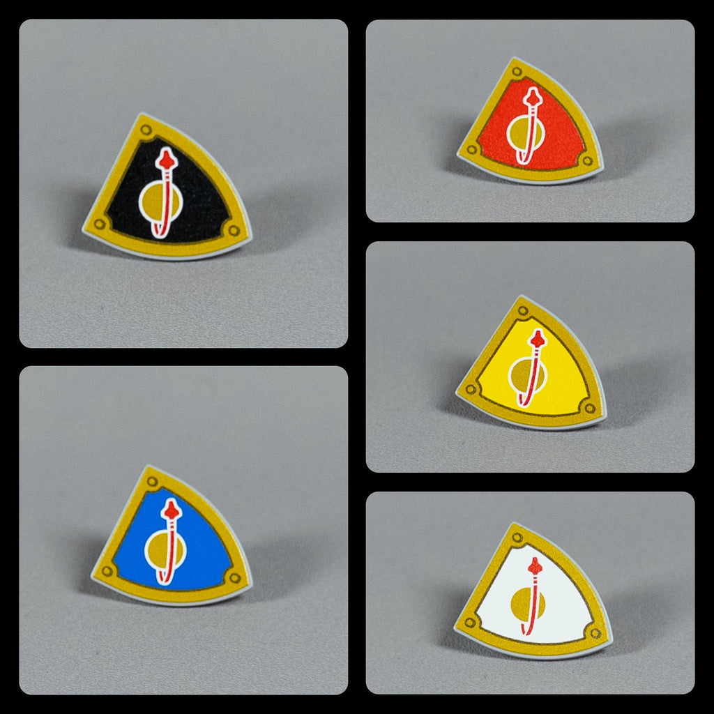JONAK Toys UV Printed Shields- Classic Space Knights [x20 Per Batch]