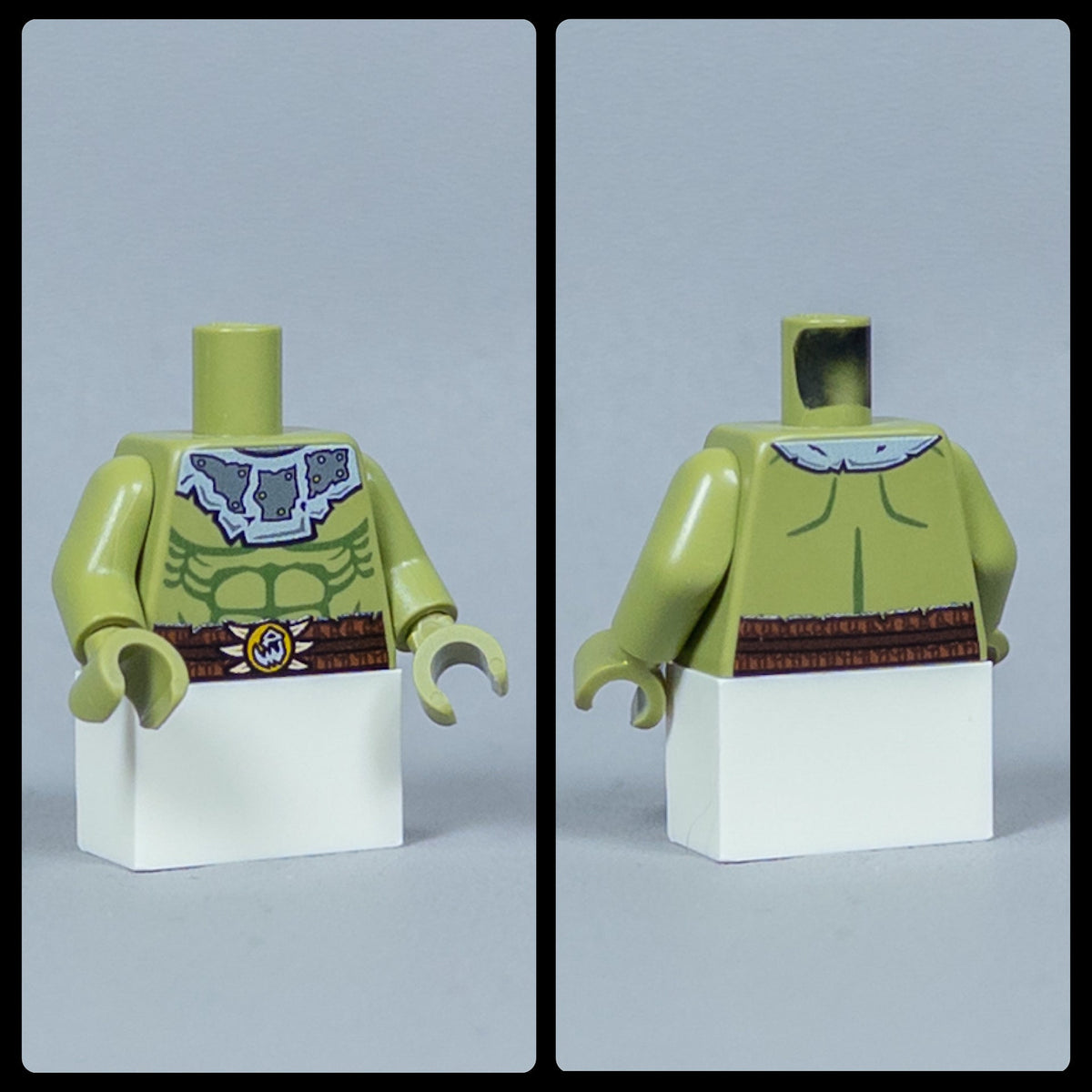 JONAK Toys UV Printed Torsos- Orc Warriors (Olive Green) [x20 Torsos Per Batch]