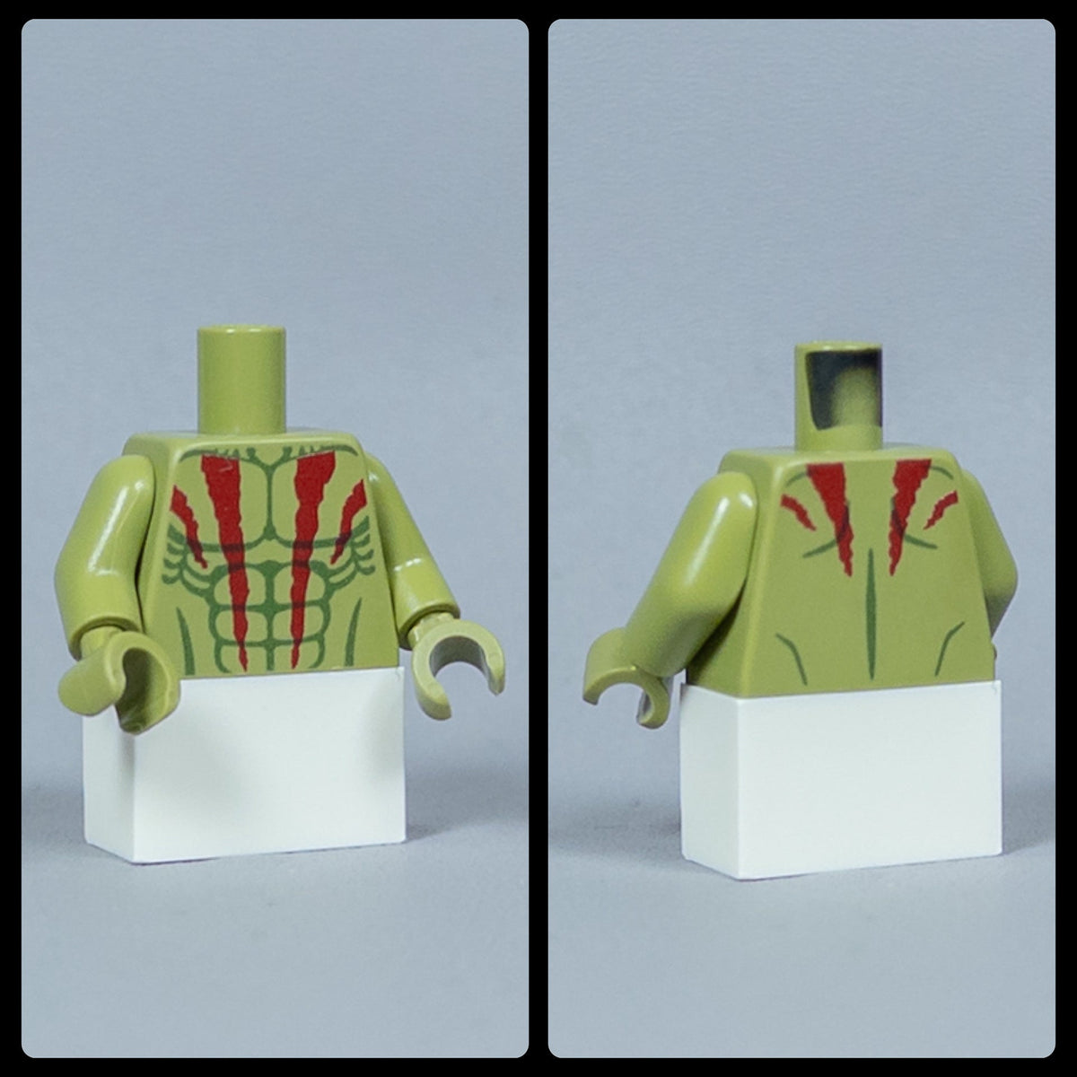 JONAK Toys UV Printed Torsos- Orc Warriors (Olive Green) [x20 Torsos Per Batch]