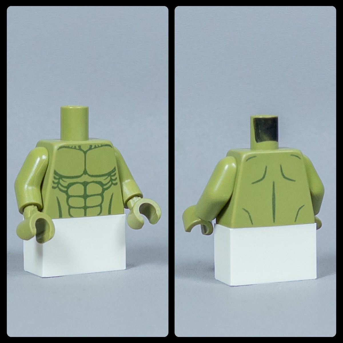 JONAK Toys UV Printed Torsos- Orc Warriors (Olive Green) [x20 Torsos Per Batch]