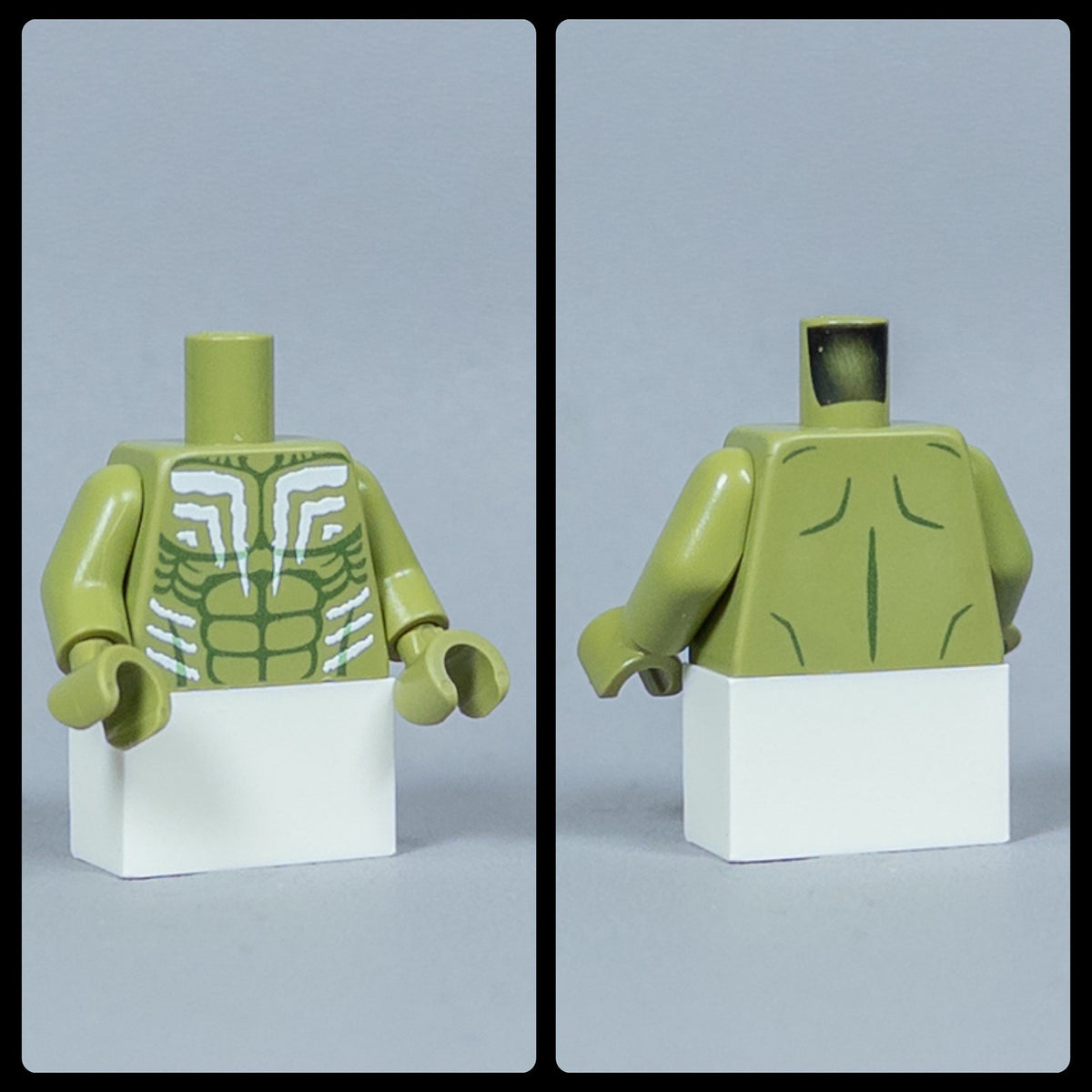 JONAK Toys UV Printed Torsos- Orc Warriors (Olive Green) [x20 Torsos Per Batch]