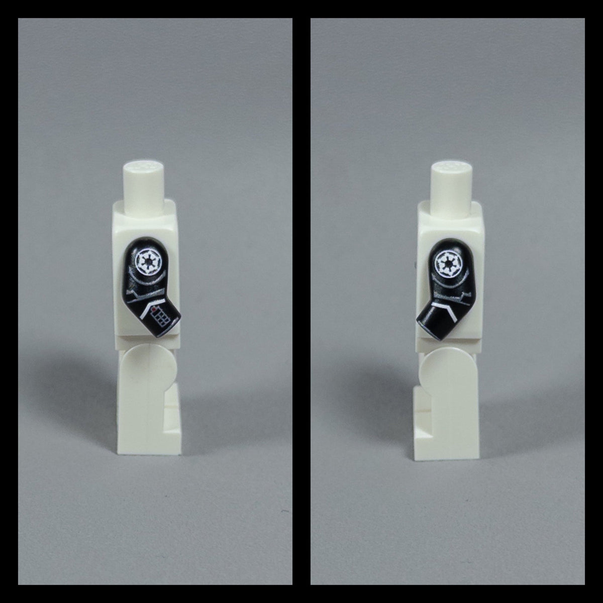 JONAK Toys UV Printed Arms- Purge Trooper- White Shoulder + One Forearm Stripe [x20 Arm Pairs Per Batch)