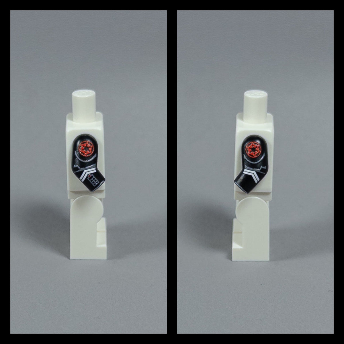 JONAK Toys UV Printed Arms- Purge Trooper- Red Shoulder + Two Forearm Stripes [x20 Arm Pairs Per Batch)