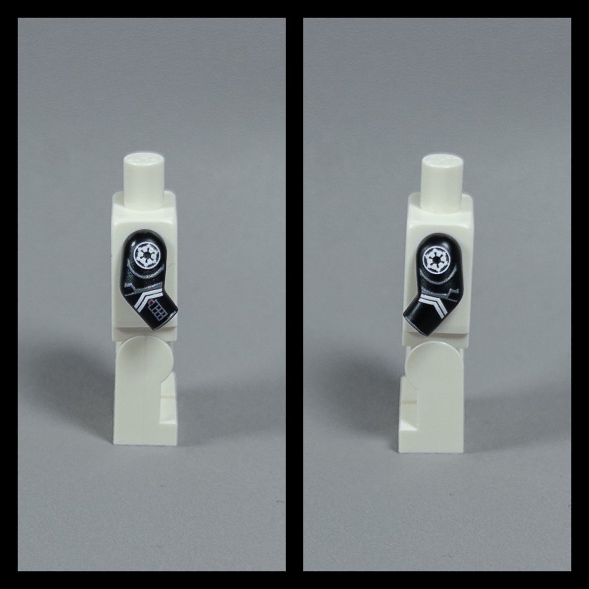 JONAK Toys UV Printed Arms- Purge Trooper- White Shoulder + Two Forearm Stripes [x20 Arm Pairs Per Batch)