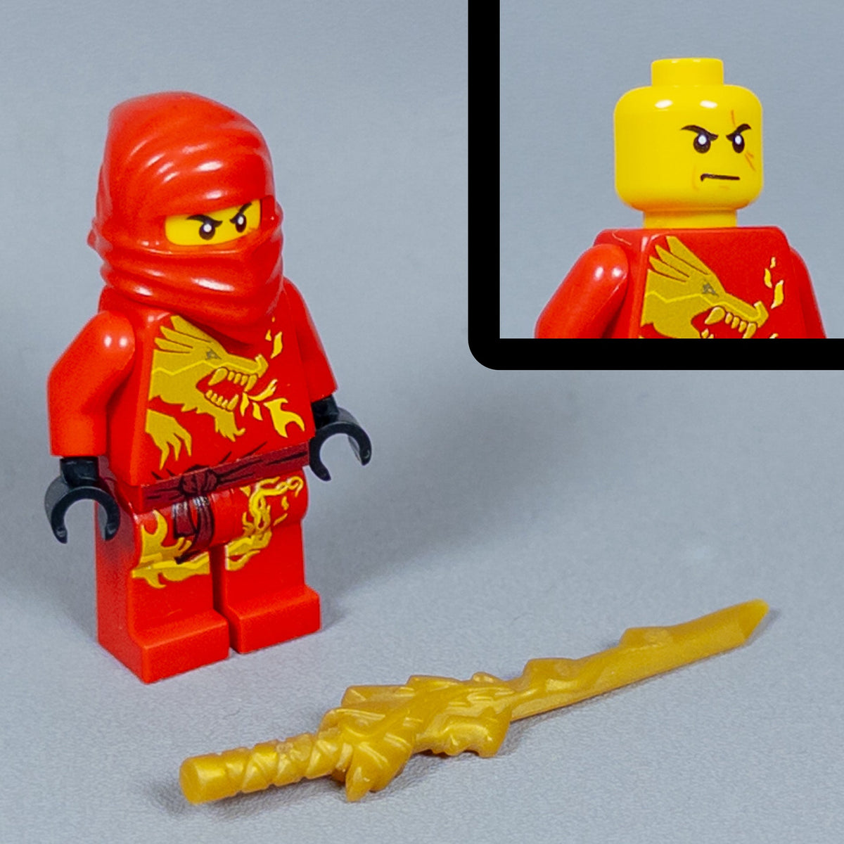 JONAK Toys UV Printed Figure- Kai DX w/ Sword of Fire [x10 Figures Per Batch]