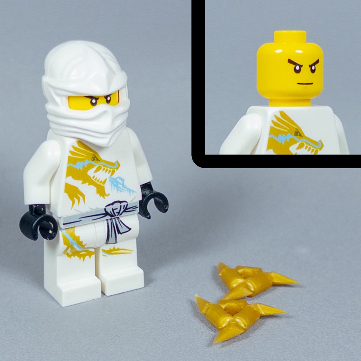 JONAK Toys UV Printed Figure- Zane DX w/ Shurikens [x10 Figures Per Batch]
