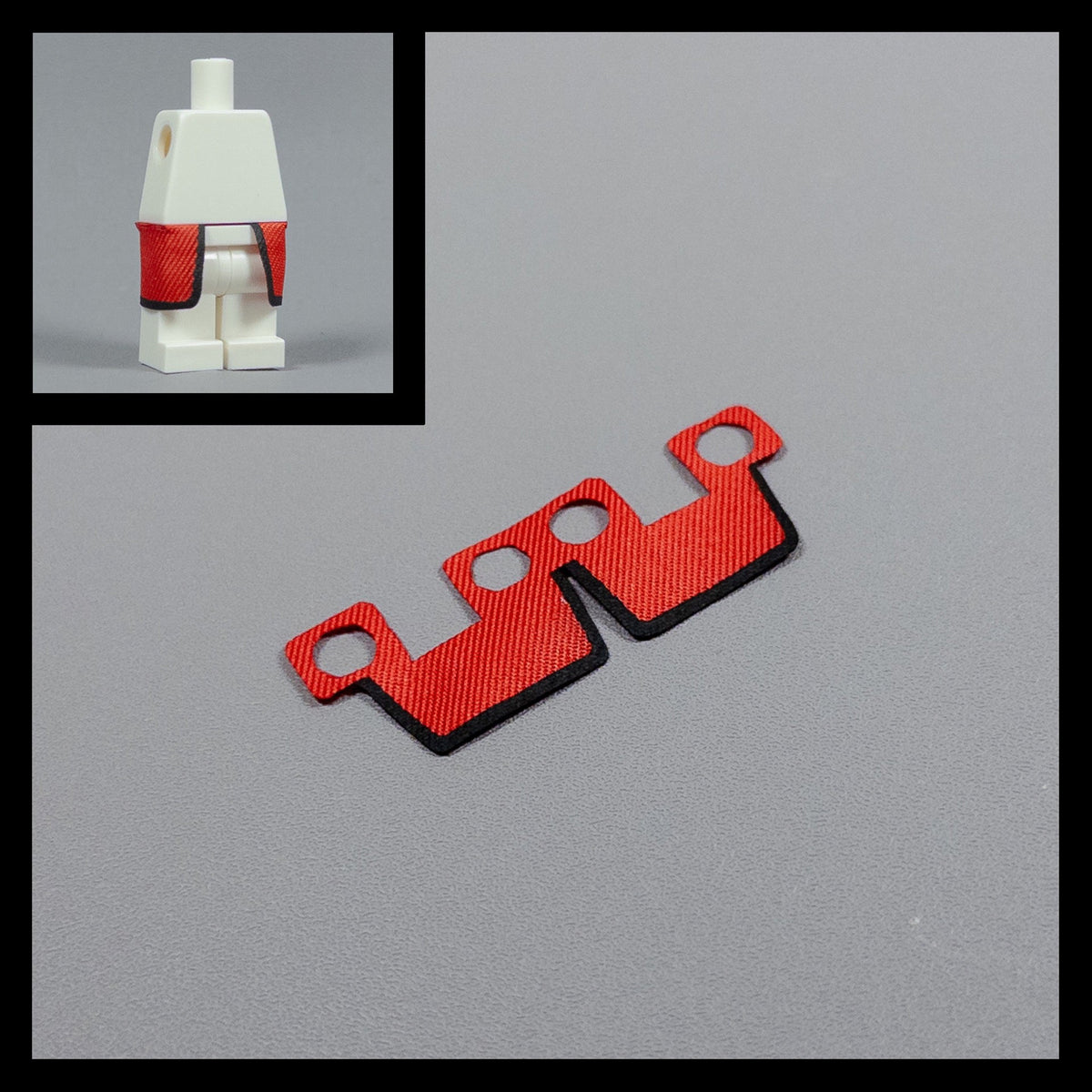 JONAK Toys Custom Cloth: Pre-Cut Kama w/ Pad Printed Trim [x20 Cloth Pieces Per Batch]