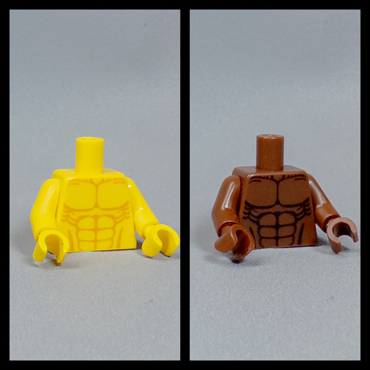 JONAK Toys UV Printed Torso- Muscle Torso w/ Arms [x20 Torsos Per Batch]