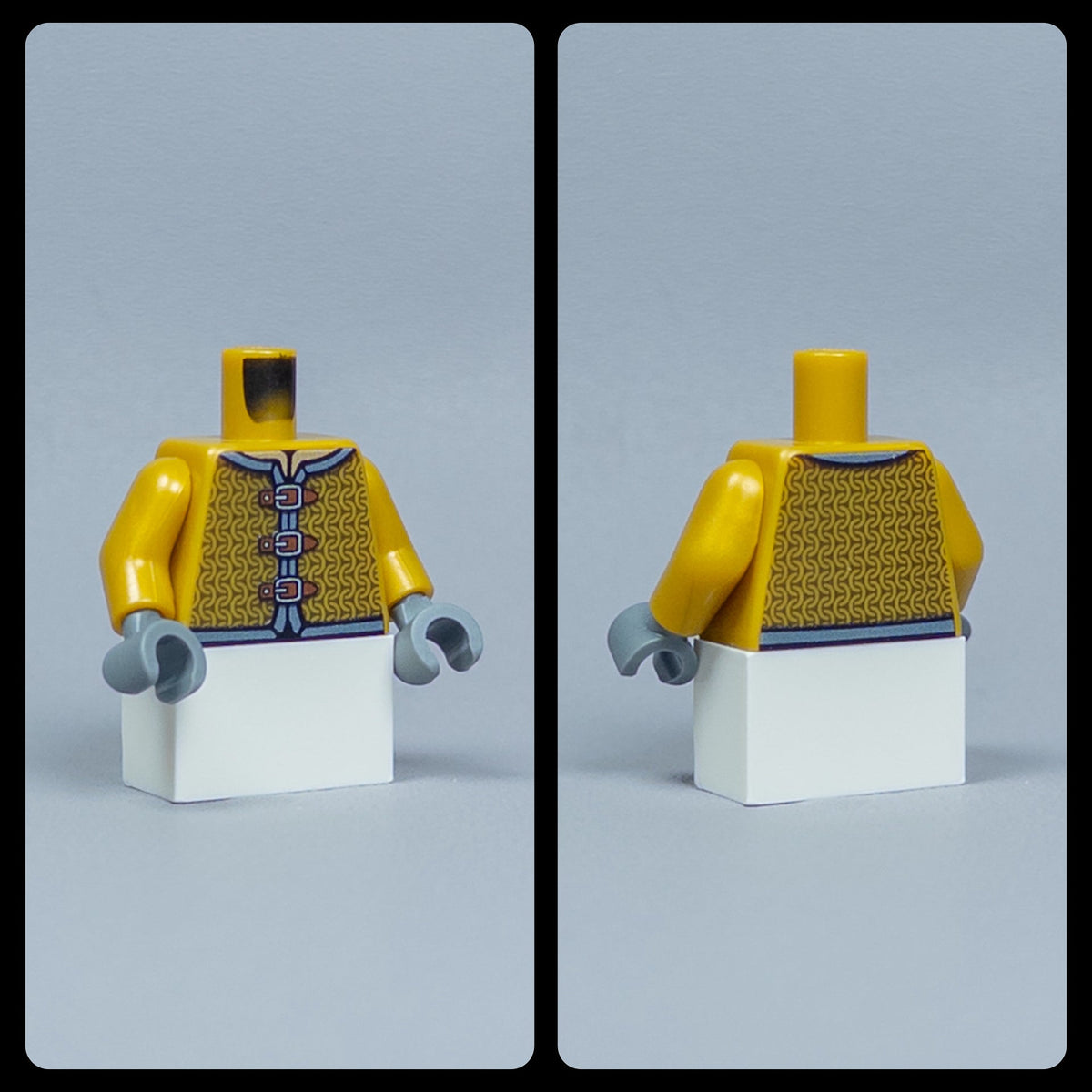 JONAK Toys UV Printed Torso- Chainmail Shirt (Pearl Gold) [x20 Torsos Per Batch]